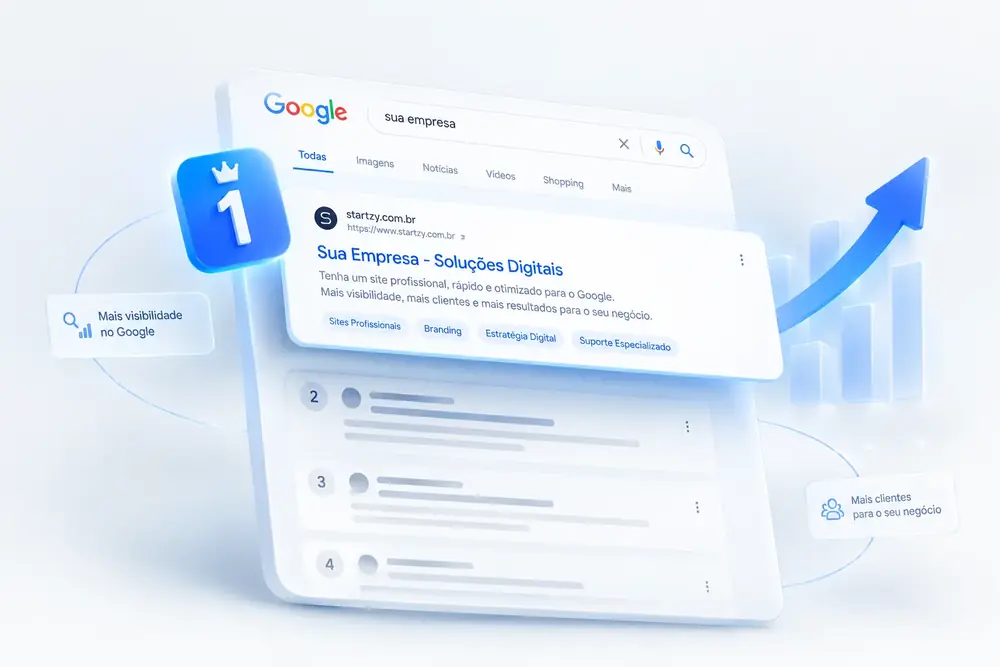 Sua empresa nas primeiras posições do Google